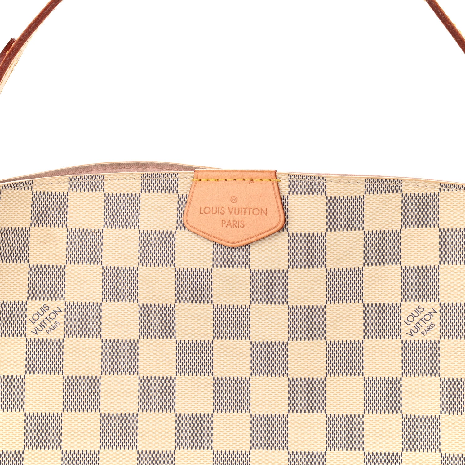Louis Vuitton Damier Azur Graceful PM Rose Ballerine 8 of 12