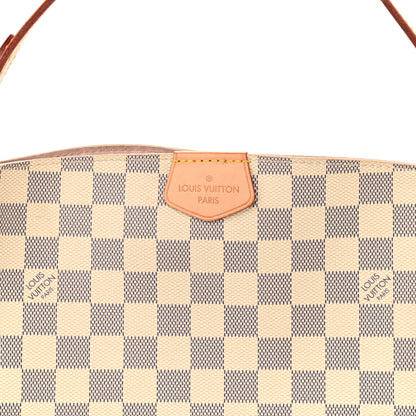 Louis Vuitton Damier Azur Graceful PM Rose Ballerine 8 of 12