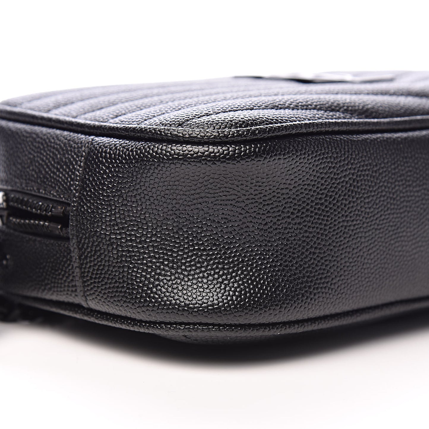 Grain De Poudre Matelasse Monogram Mini Lou Camera Bag Black