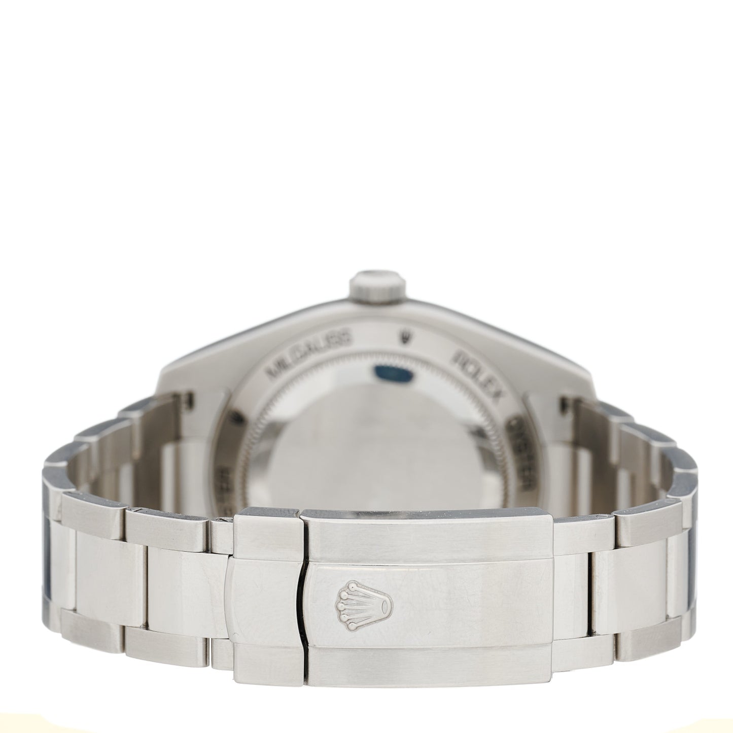 Stainless Steel 40mm Oyster Perpetual Milgauss Watch Bright Black 116400