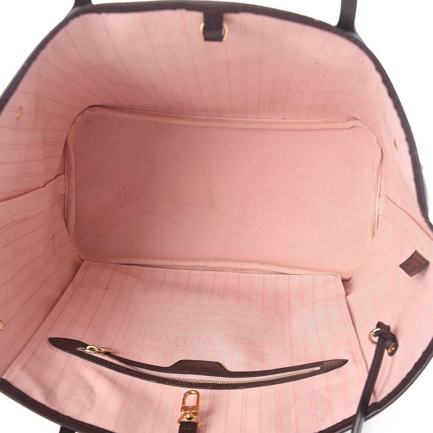 Damier Ebene Neo Neverfull MM Rose Ballerine