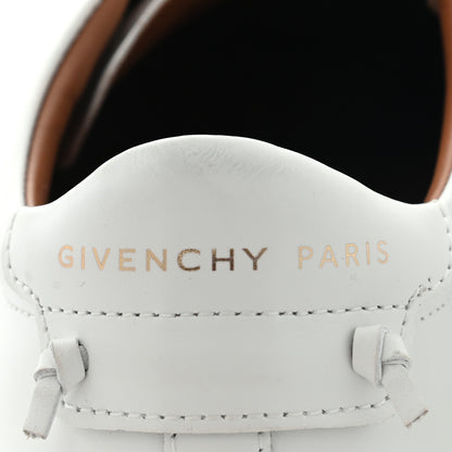 Givenchy Calfskin Band Logo Womens Urban Street Sneakers 39 White Black 11 of 12