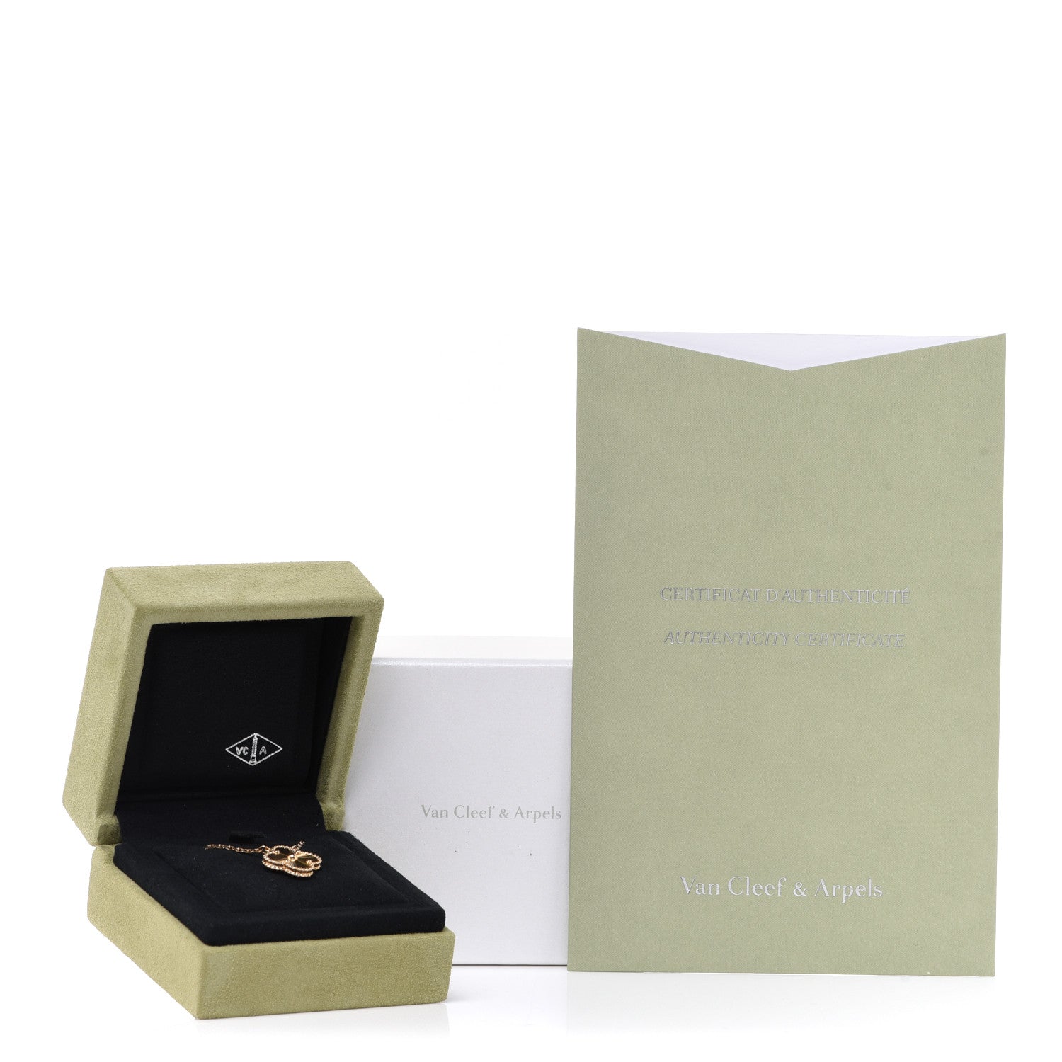 Van Cleef & Arpels 18K Yellow Gold Guilloche Vintage Alhambra Pendant Necklace 6 of 6
