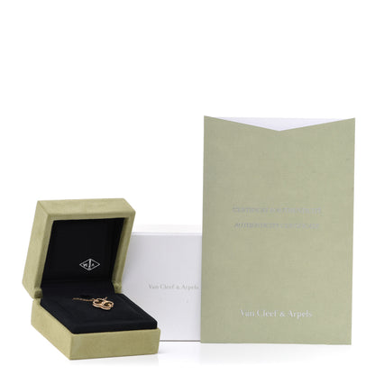 Van Cleef & Arpels 18K Yellow Gold Guilloche Vintage Alhambra Pendant Necklace 6 of 6