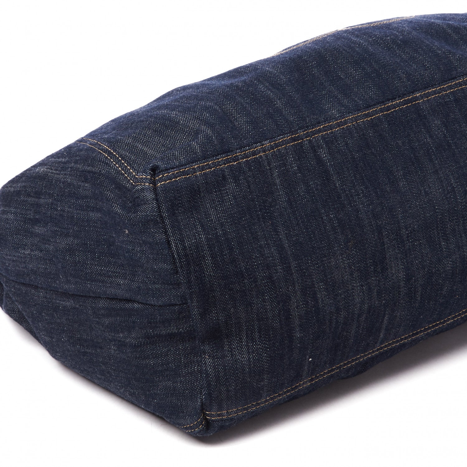 Chanel Denim XL Coco Cabas Tote Blue 5 of 9