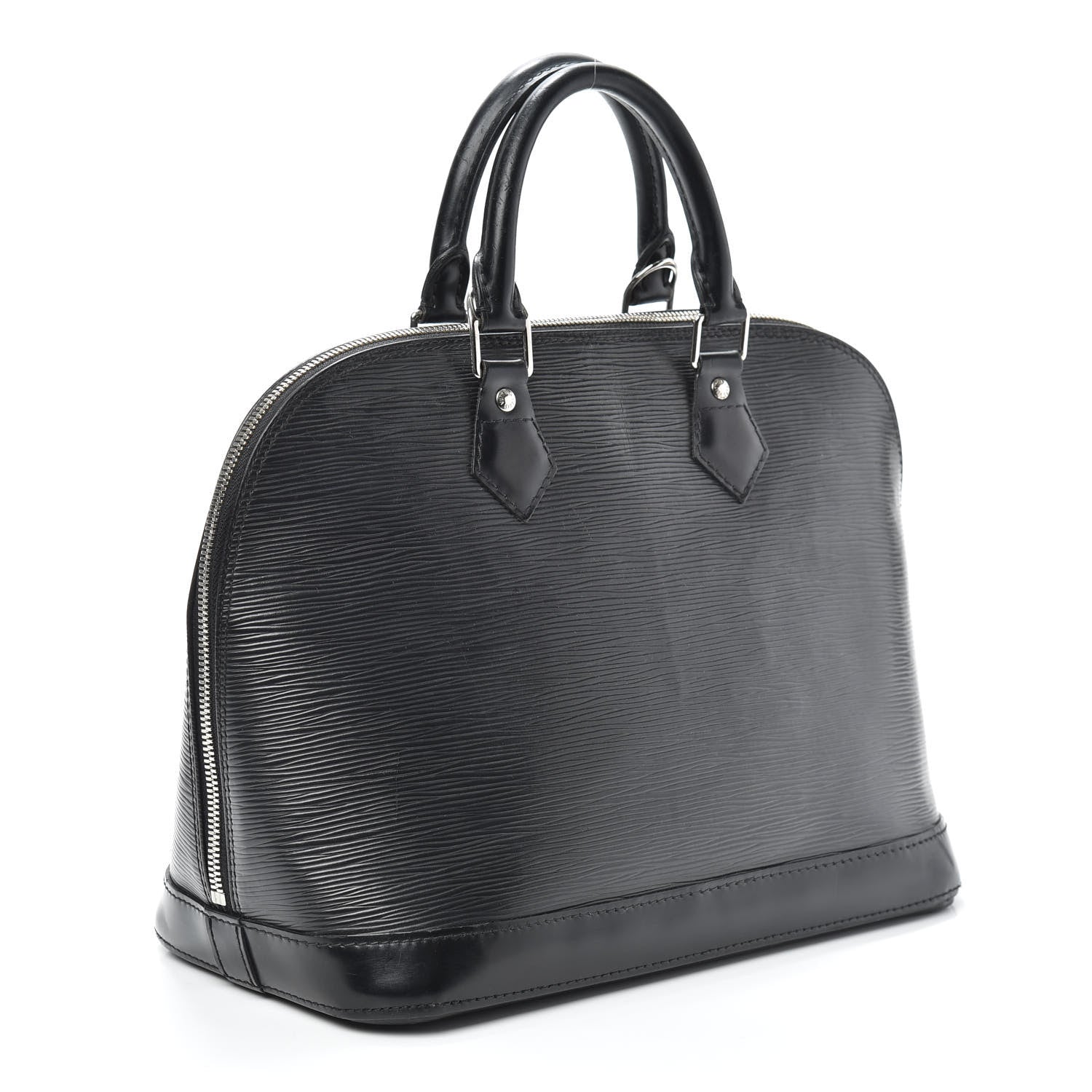Louis Vuitton Epi Alma MM Black 3 of 8