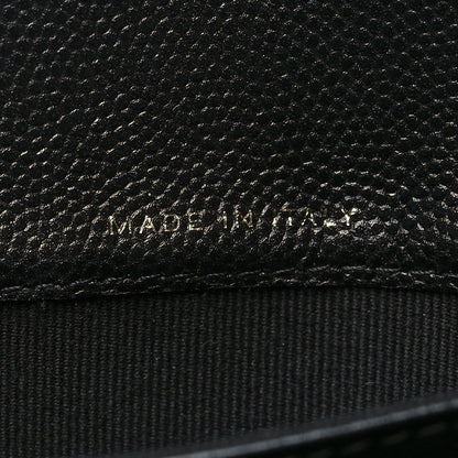Chanel Caviar Quilted Pocket Twins Clutch With Chain Black 8 of 12