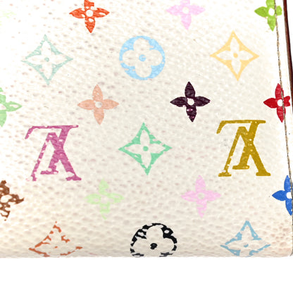 Louis Vuitton Monogram Multicolor Business Card Holder White Litchi 23 of 27