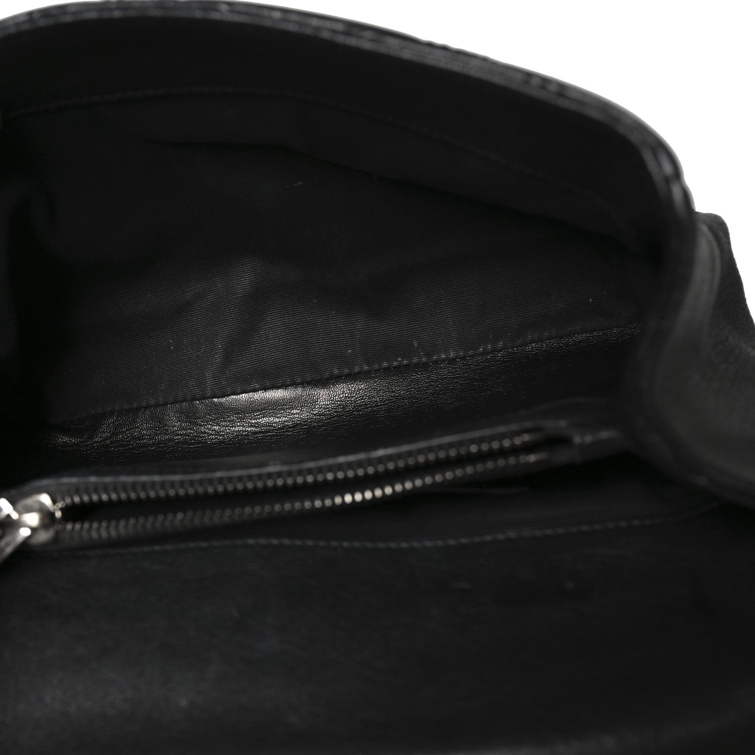 Saint Laurent Calfskin Matelasse Diamond Quilted Monogram Medium College Bag Black 5 of 11