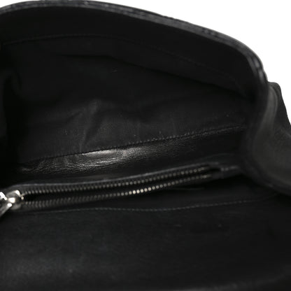 Saint Laurent Calfskin Matelasse Diamond Quilted Monogram Medium College Bag Black 5 of 11