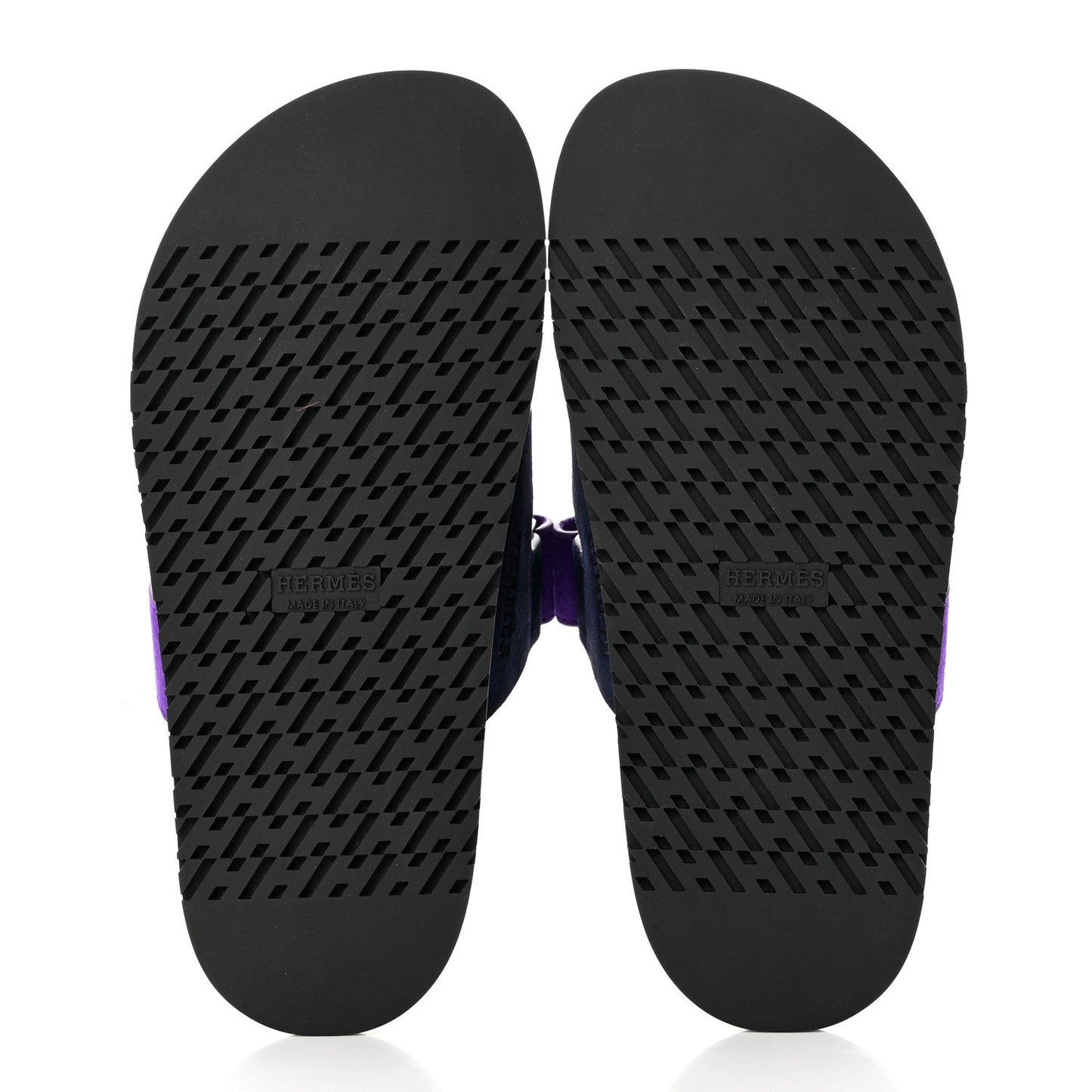 Suede Goatskin Womens Chypre Sandals 36.5 Marine Violet Majorette