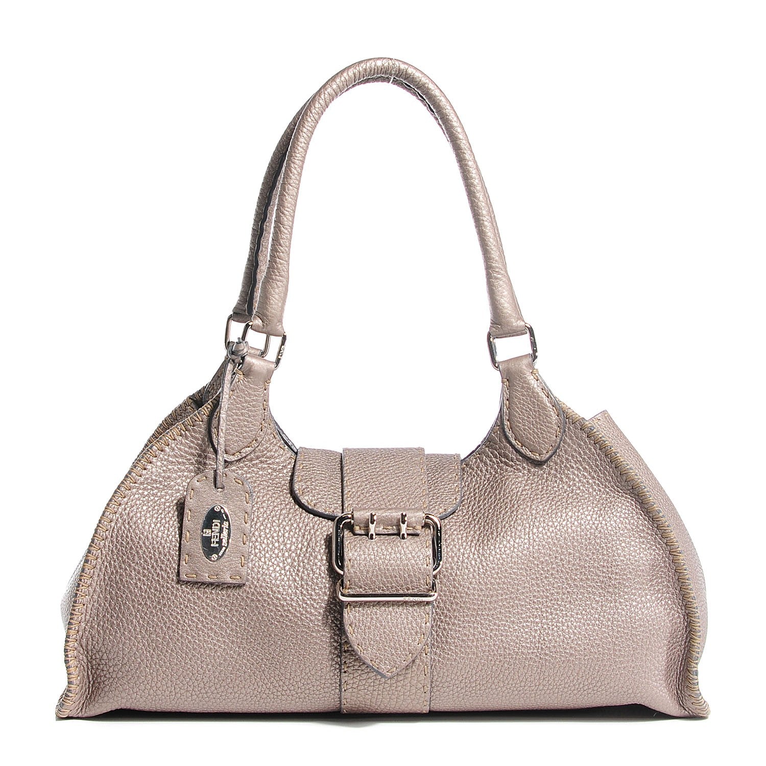 Fendi Cuoio Romano Selleria Sporty Peltro 1 of 7