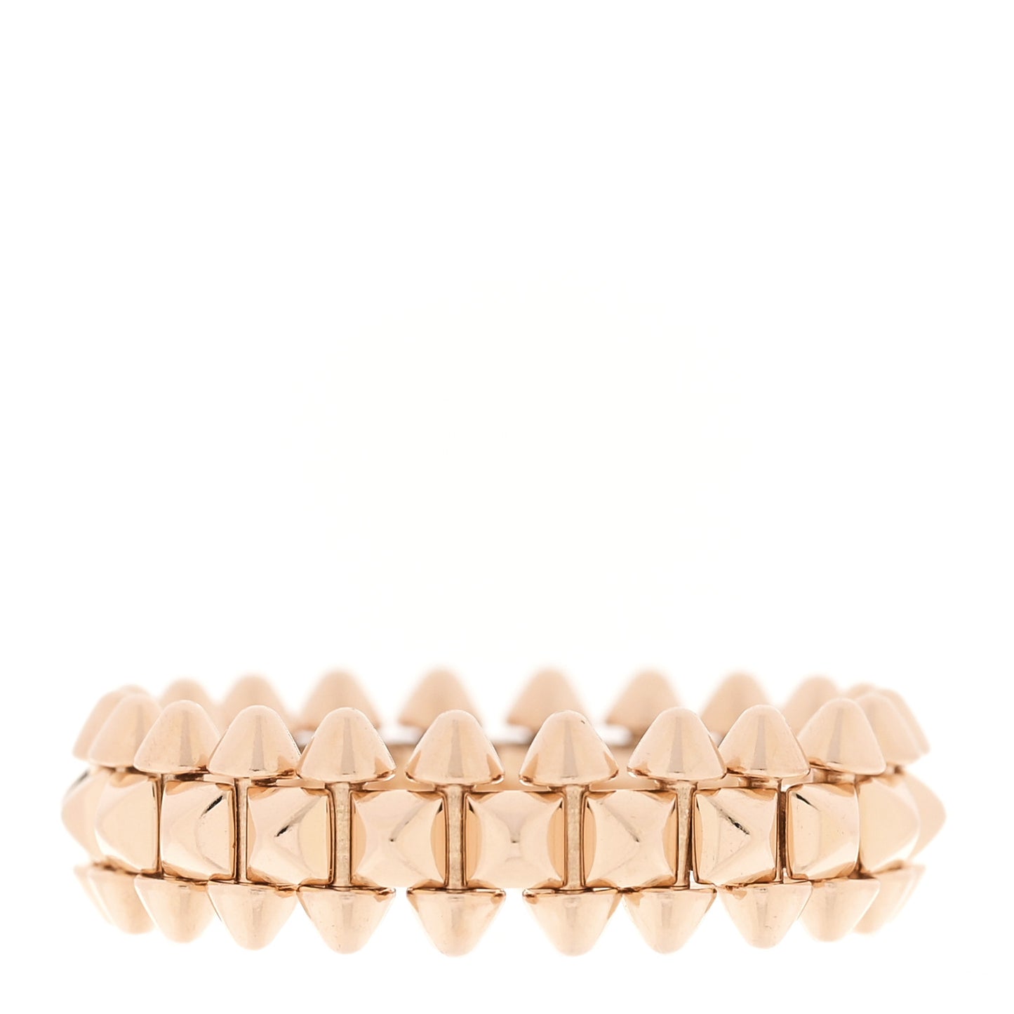 18K Pink Gold SM Clash De Cartier Ring 53 6.25
