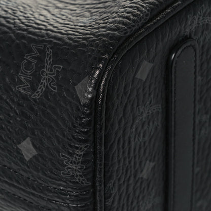 MCM Visetos Medium Reversible Shopper Tote Black 9 of 19