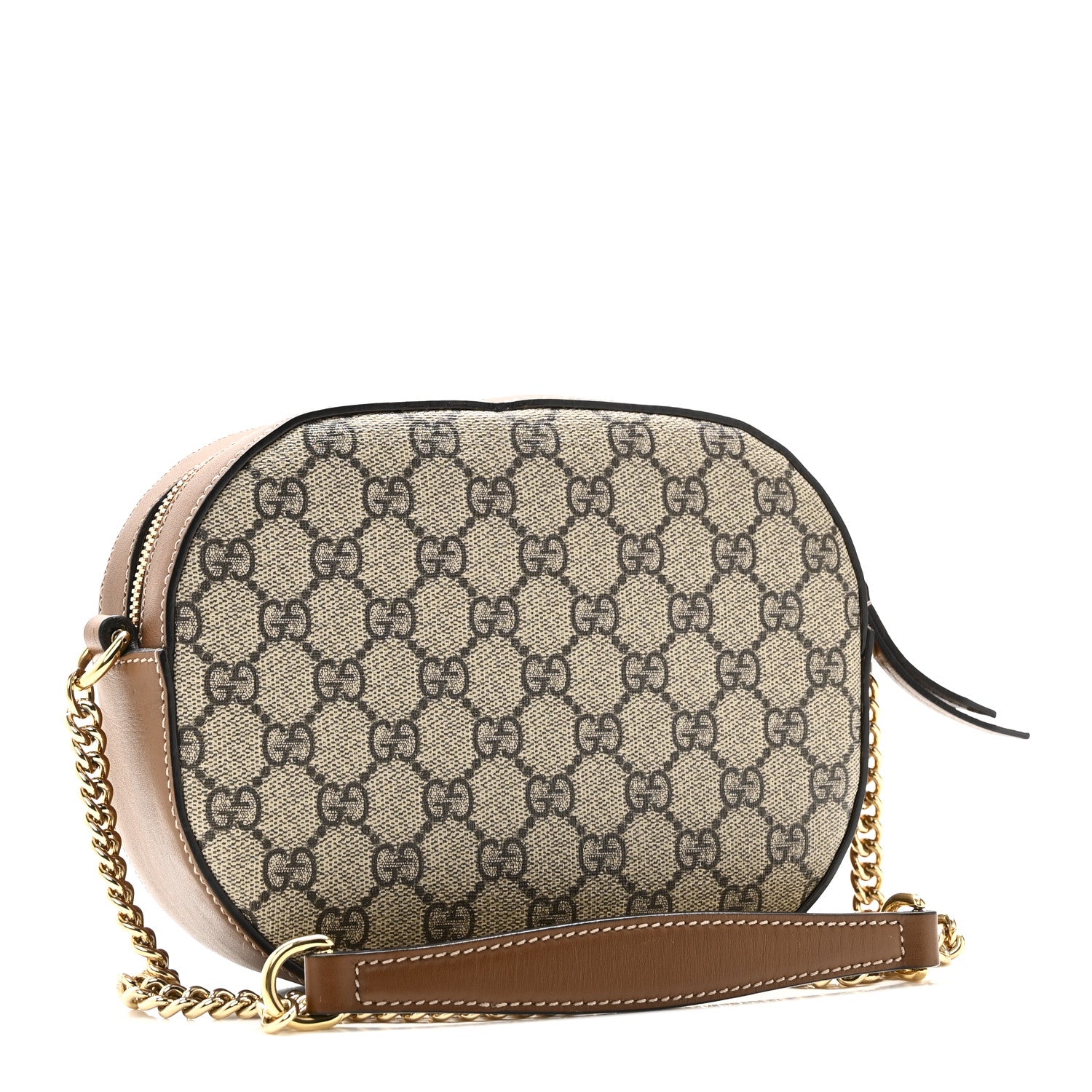 Gucci GG Supreme Monogram Butterfly Embroidered Mini Chain Shoulder Bag Beige Tuscany 3 of 11