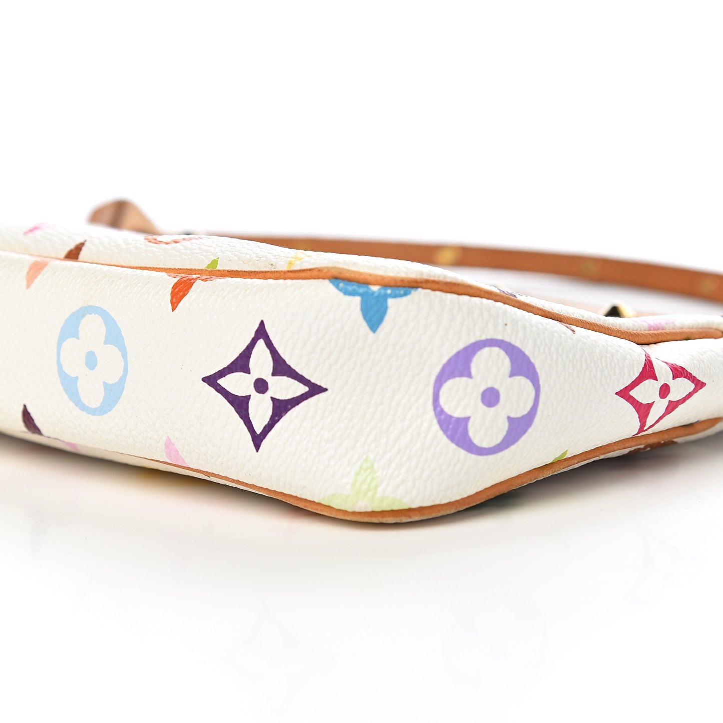 Monogram Multicolor Pochette Accessories White