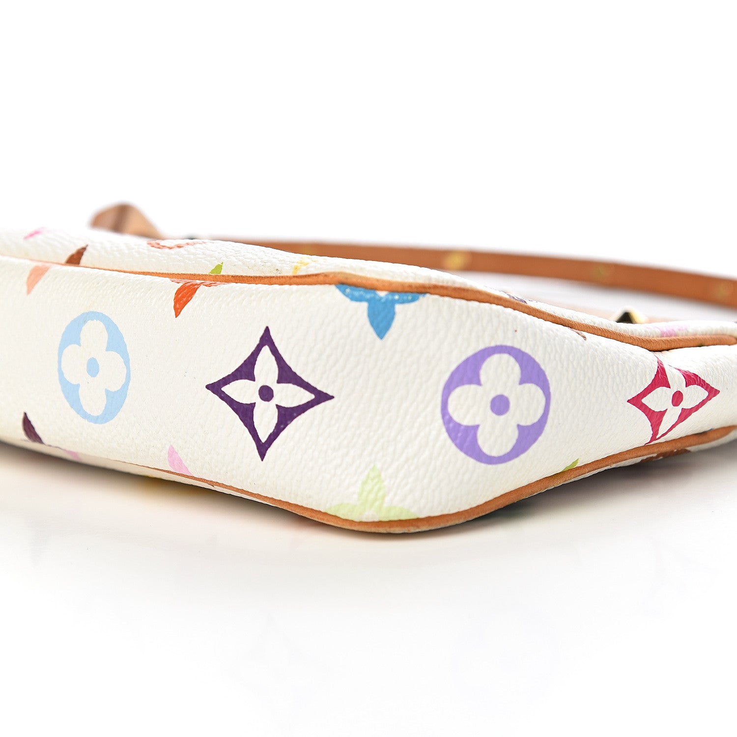 Louis Vuitton Monogram Multicolor Pochette Accessories White 9 of 10