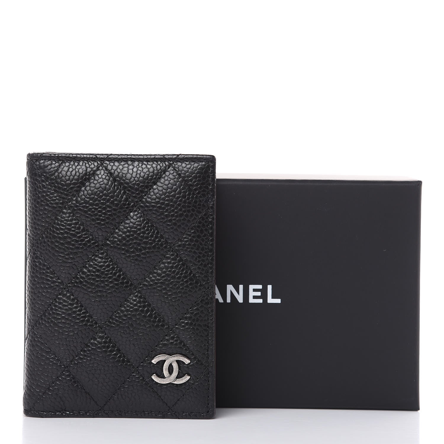 Chanel Caviar Quilted Card Holder Wallet Black 10 of 10