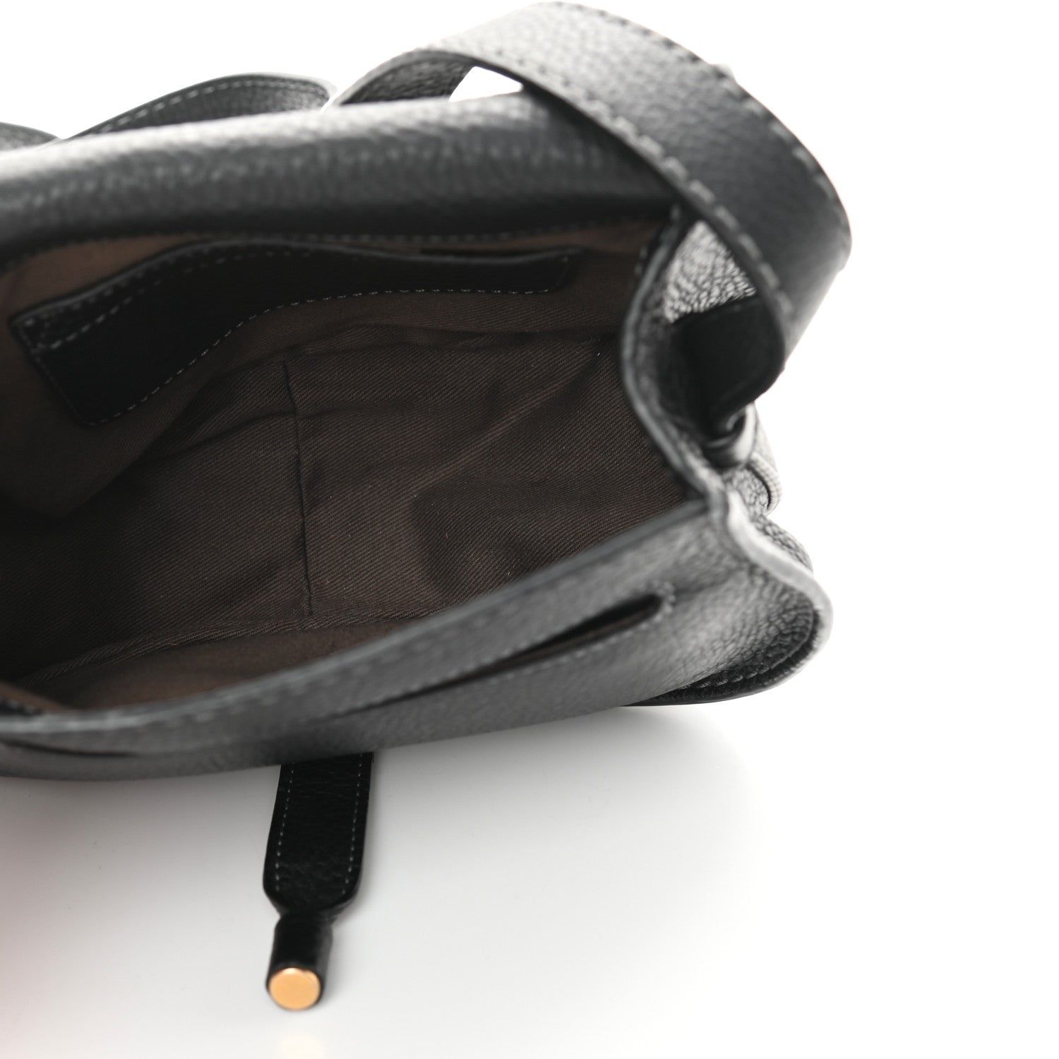 Chloe Calfskin Mini Marcie Round Crossbody Bag Black 5 of 13