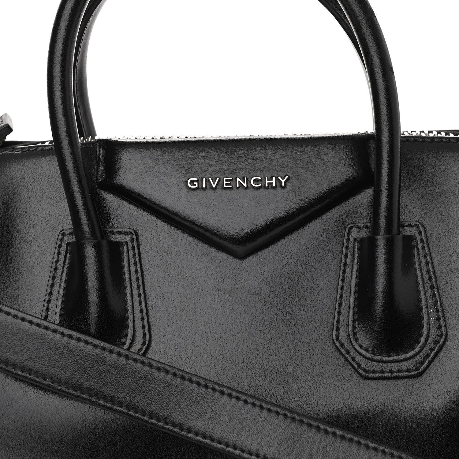 Givenchy Shiny Lord Calfskin Small Antigona Black 8 of 11