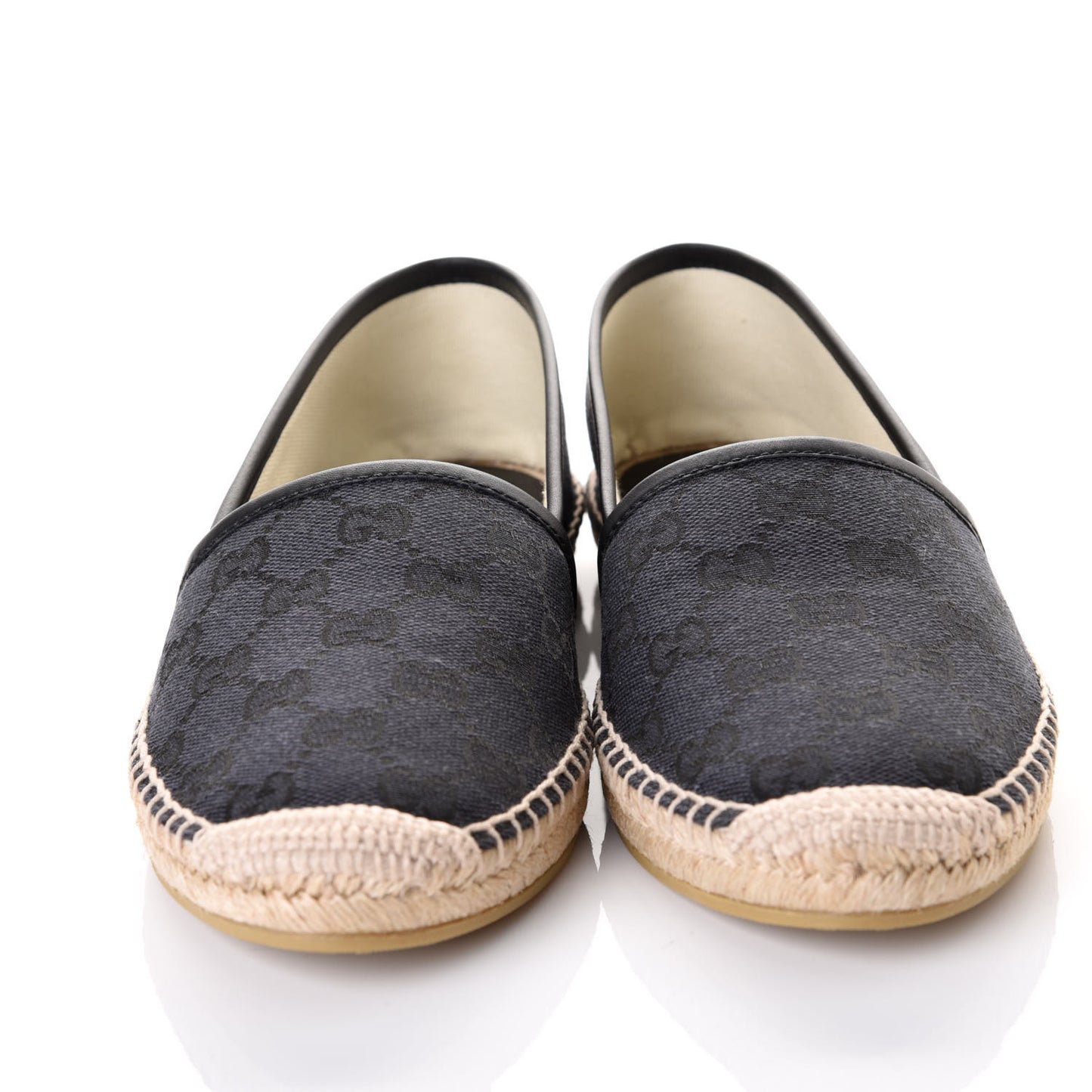 Monogram Espadrilles 38.5 Black