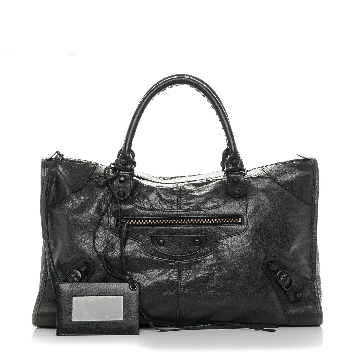 Balenciaga Agneau Classic Hardware Work Anthracite 1 of 10