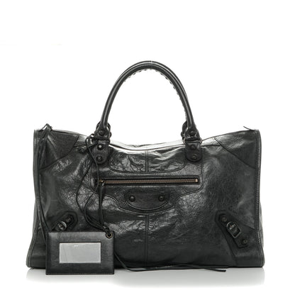 Balenciaga Agneau Classic Hardware Work Anthracite 1 of 10