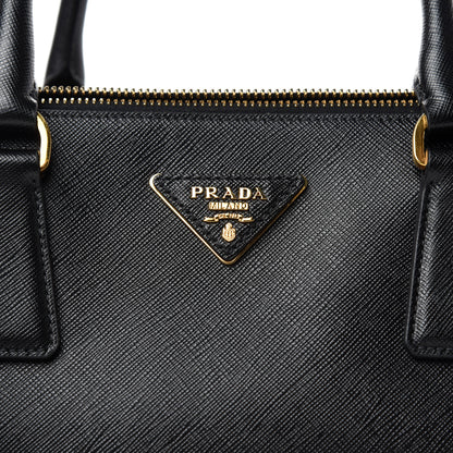 Prada Saffiano Medium Galleria Double Zip Tote Black 10 of 10
