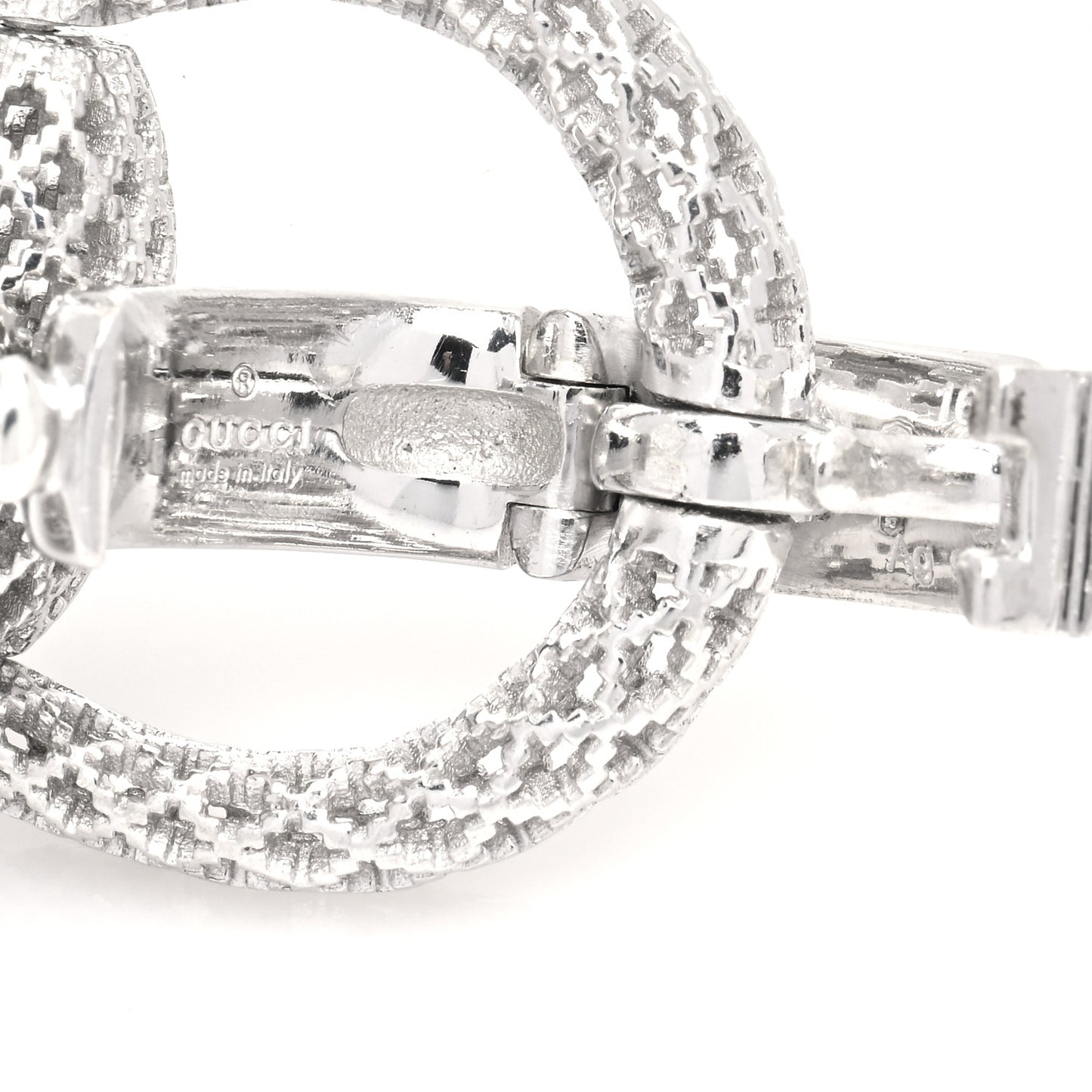 Sterling Silver Horsebit Diamantissima Bracelet