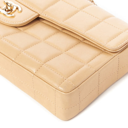 Chanel Lambskin East West Chocolate Bar Flap Beige 5 of 9