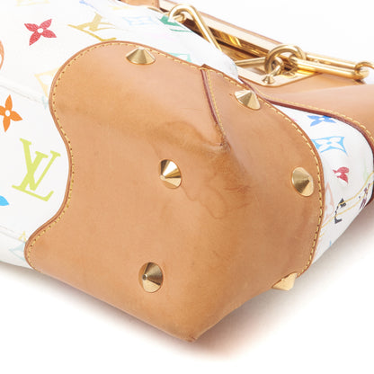 Louis Vuitton Monogram Multicolor Judy MM White 5 of 8