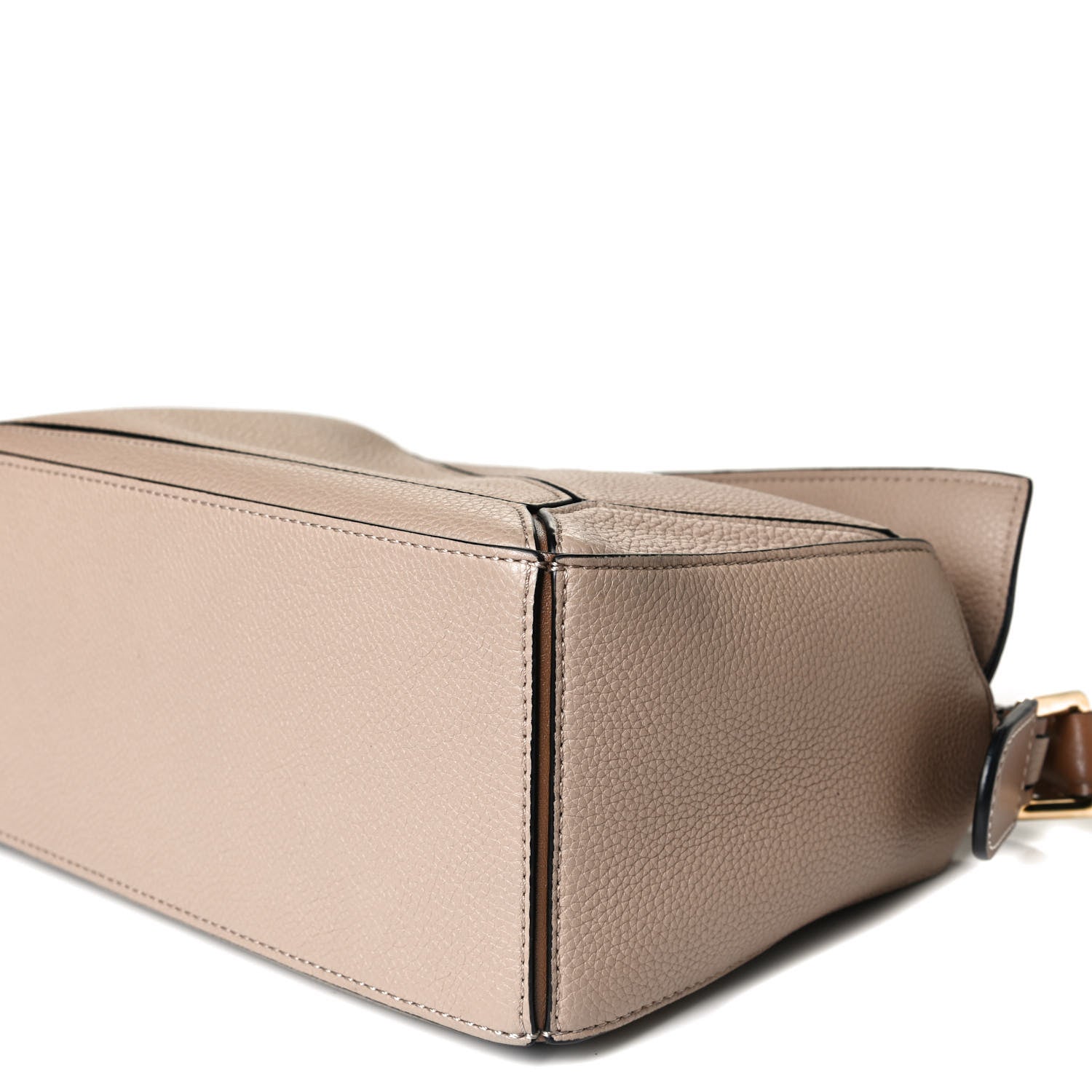 Loewe Grained Calfskin Small Puzzle Bag Sand Mink 16 of 17