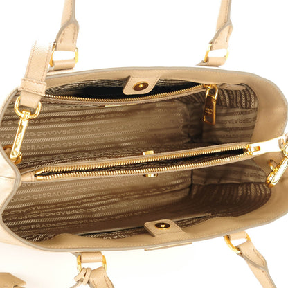Prada Saffiano Lux Medium Tote Sabbia 5 of 8