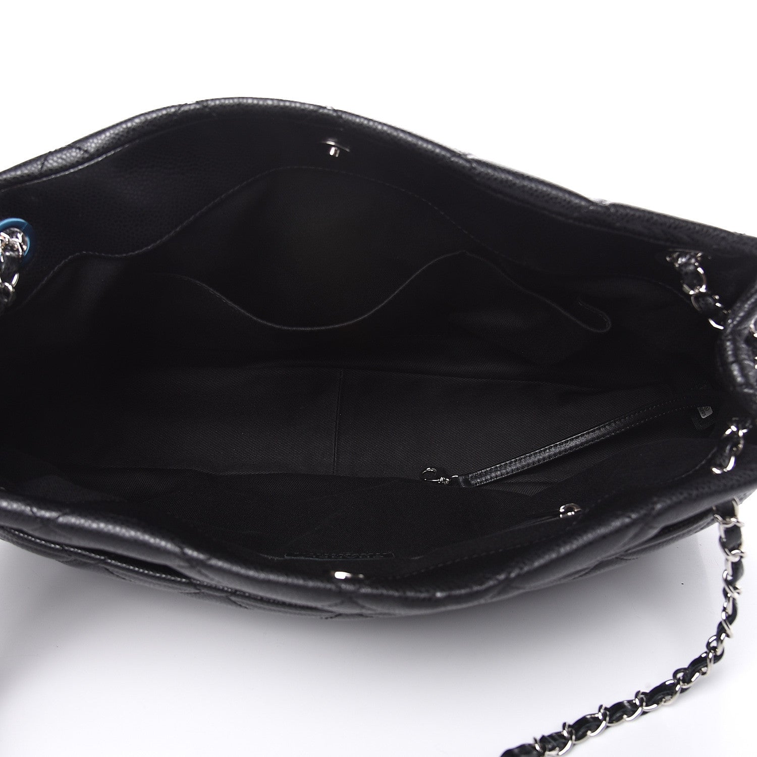 Chanel Caviar Quilted Timeless CC Soft Tote Black 5 of 10
