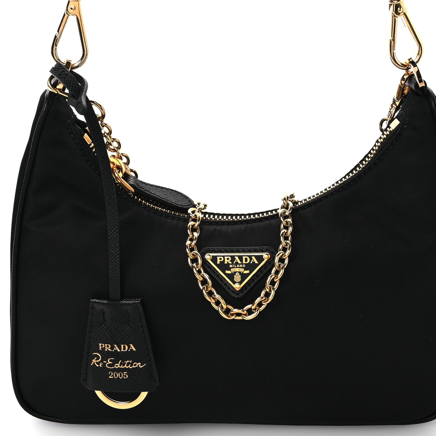 Nylon Re-Edition 2005 Shoulder Bag Black