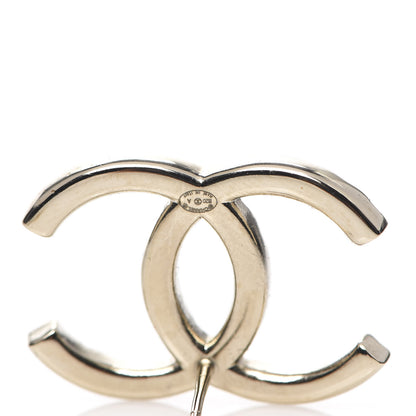 Chanel Baguette Crystal High Society CC Earrings Gold 4 of 4
