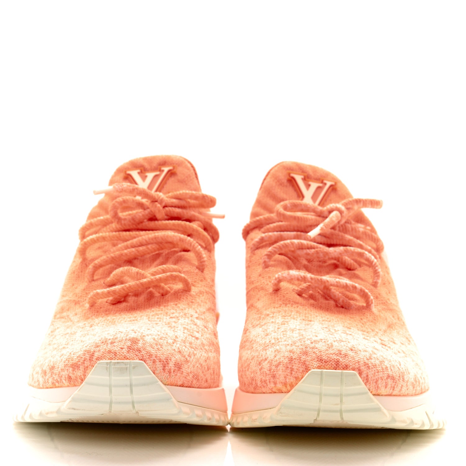 Louis Vuitton Technical Knit V.N.R Sneakers 9 Orange 2 of 9