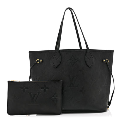 Louis Vuitton Empreinte Monogram Giant Neverfull MM Black 3 of 10