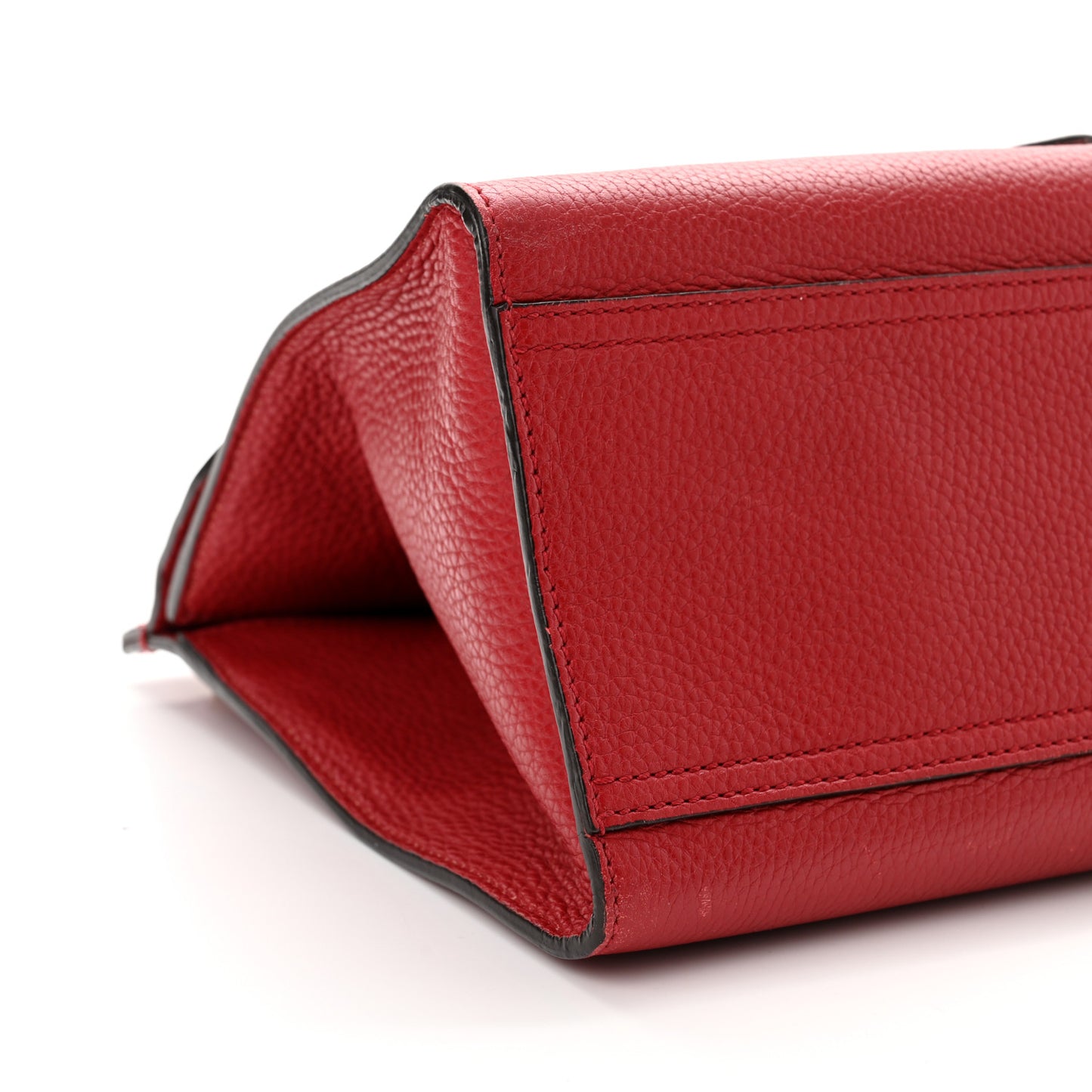 Calfskin Small GG Marmont Top Handle Bag Vulcanic Red