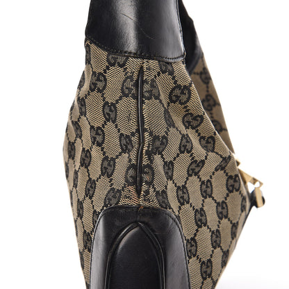 Gucci Monogram Small Jackie O Hobo Bag Black 12 of 12