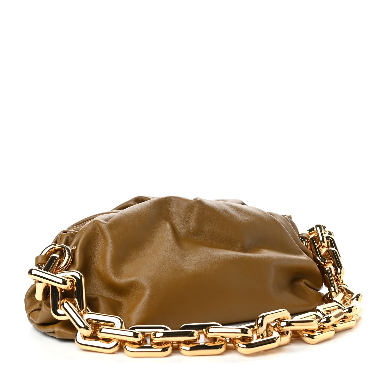 Bottega Veneta Calfskin The Pouch Chain Cammello 2 of 4