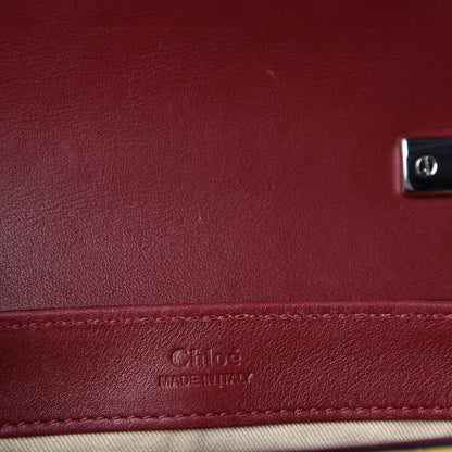 Chloe Calfskin Crocodile Embossed Mini C Double Carry Ombre Yellow 9 of 10