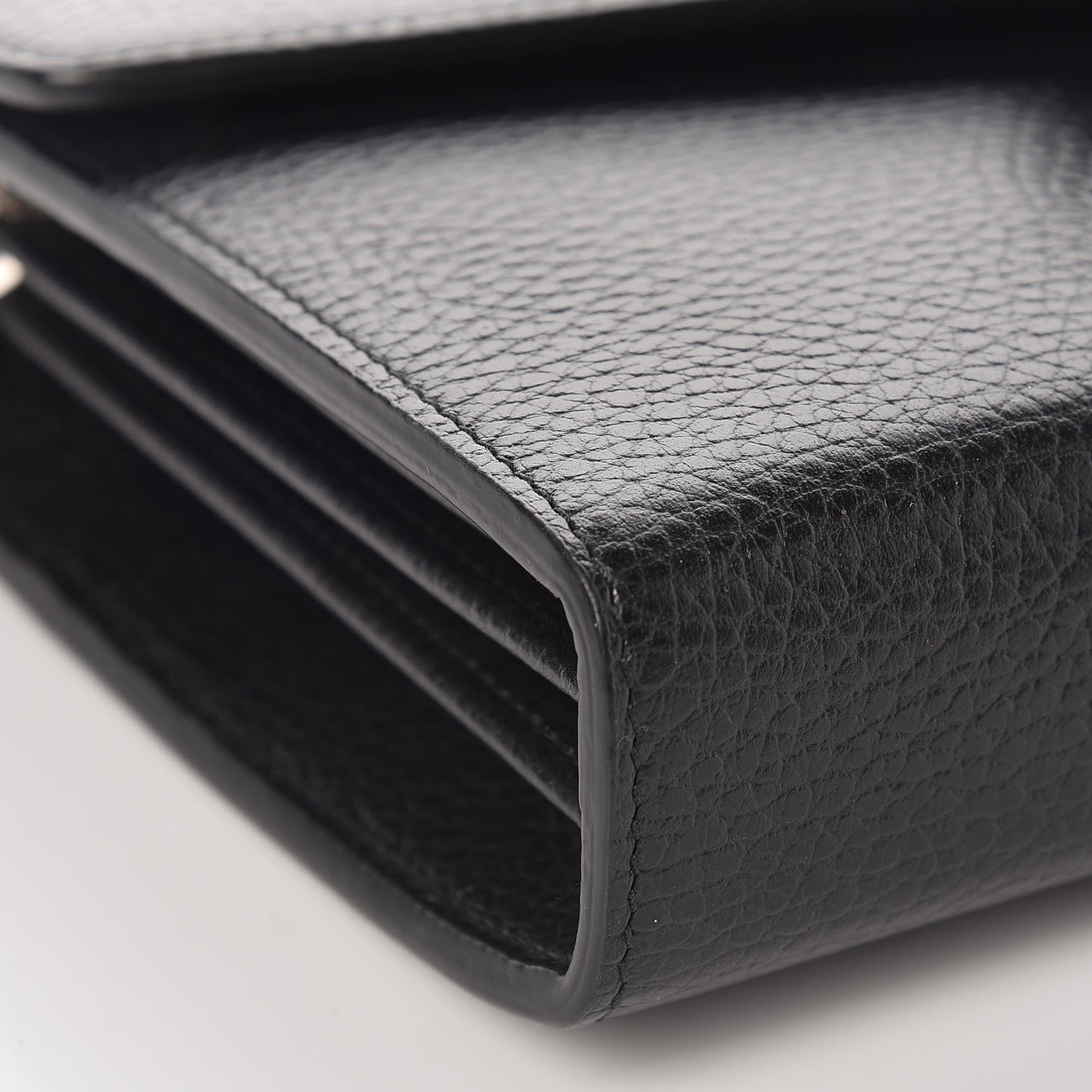 Gucci Calfskin Mini Dionysus Chain Wallet Black 8 of 9