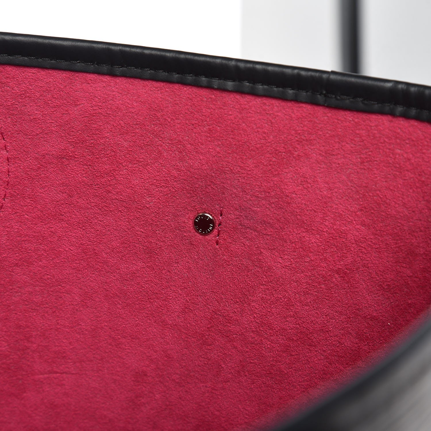 Louis Vuitton Epi Neverfull MM Black Hot Pink 10 of 11
