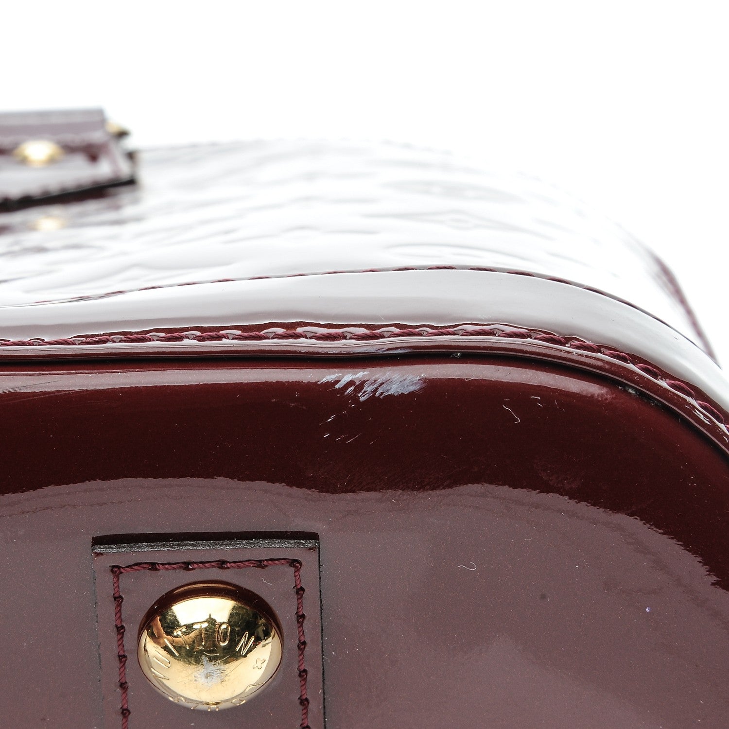 Louis Vuitton Vernis Alma PM Griotte 7 of 7
