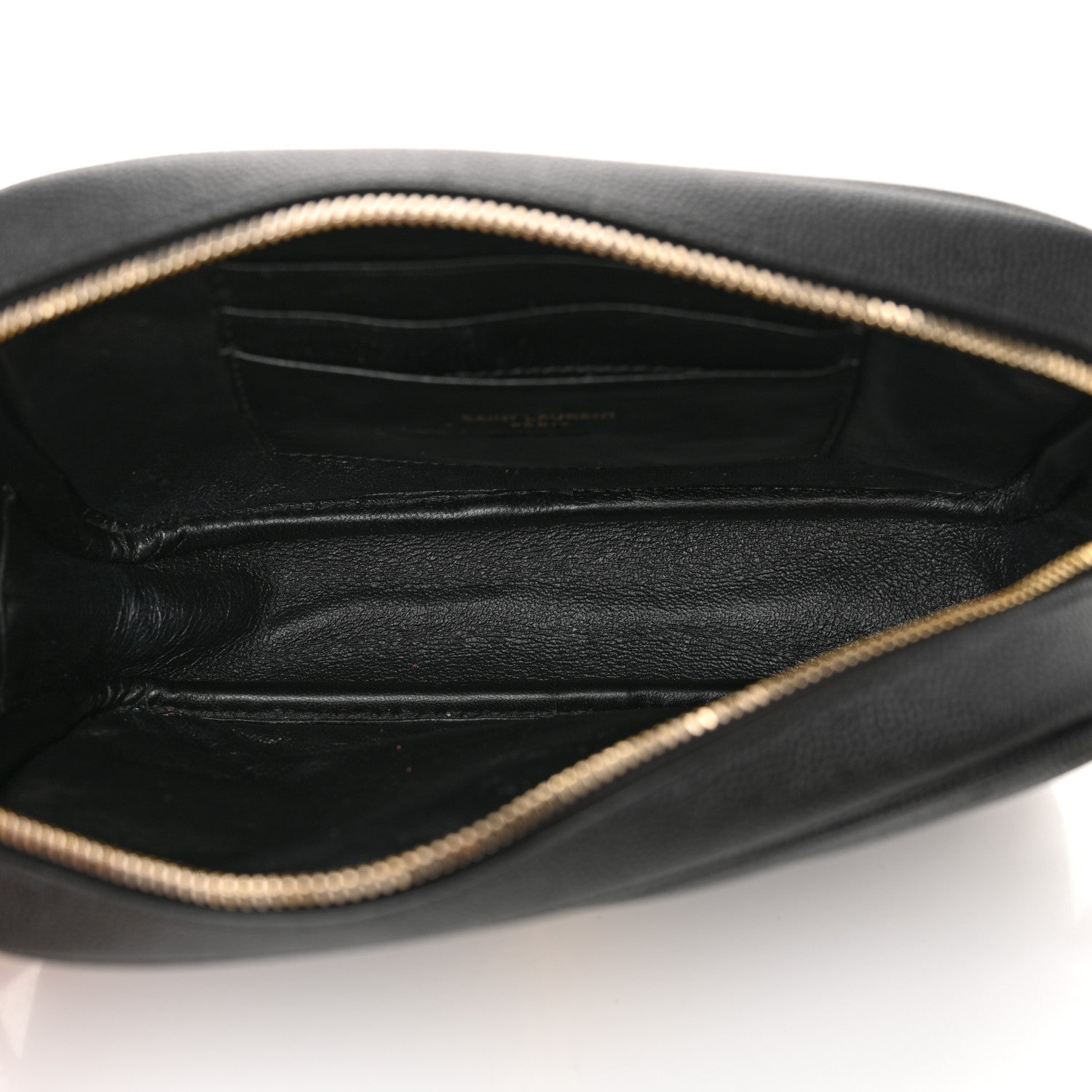 Saint Laurent Grain De Poudre Matelasse Monogram Mini Lou Camera Bag Black 5 of 10