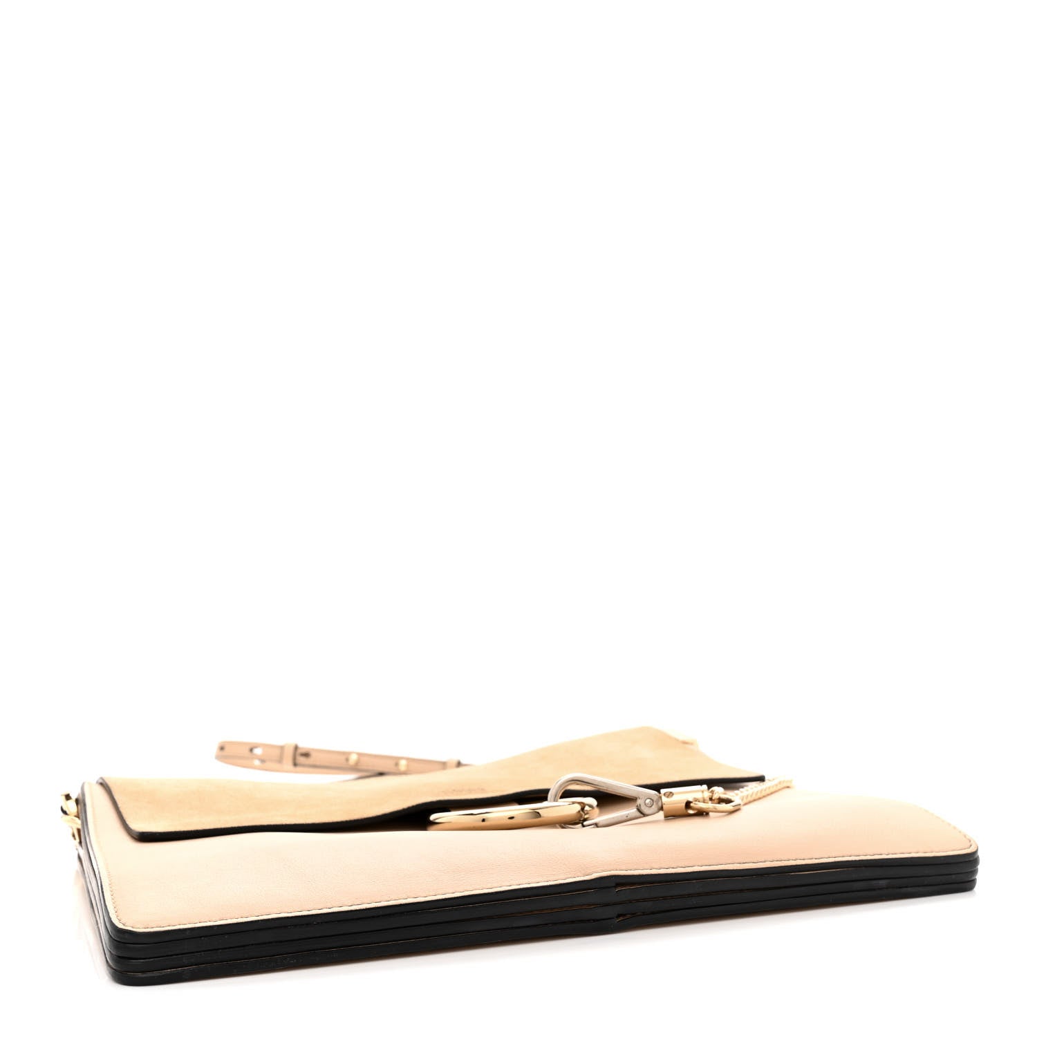 Chloe Calfskin Suede Medium Faye Shoulder Bag Blush Nude 4 of 16