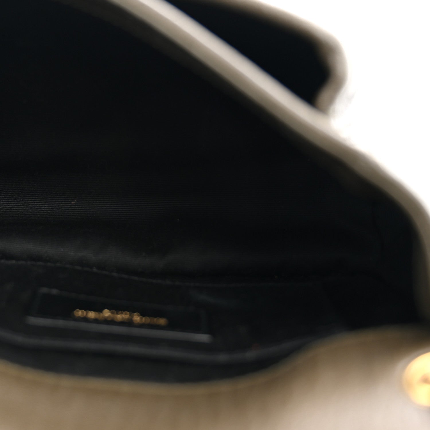 Saint Laurent Grained Lambskin Monogram Mini Niki Chain Satchel Light Musk 5 of 11