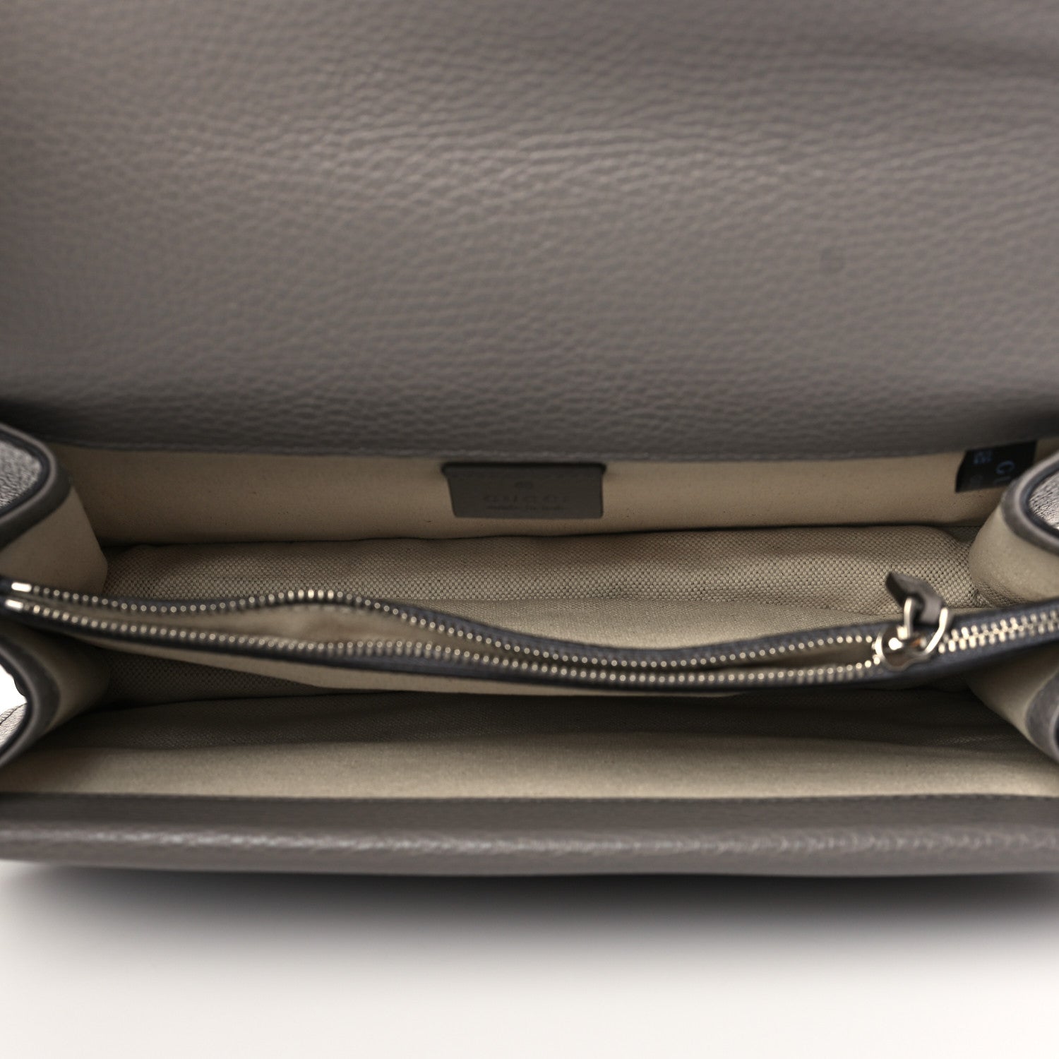 Gucci Pebbled Calfskin Small Dionysus Shoulder Bag Dusty Grey 5 of 11