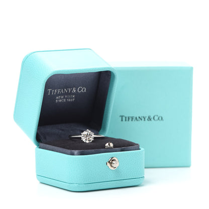 Tiffany Platinum Diamond 1.17ct Solitaire Engagement Ring 54 7 7 of 7
